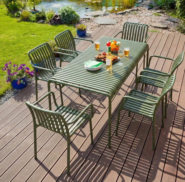 Krzesło Ogrodowe JULIAN-2 zielony