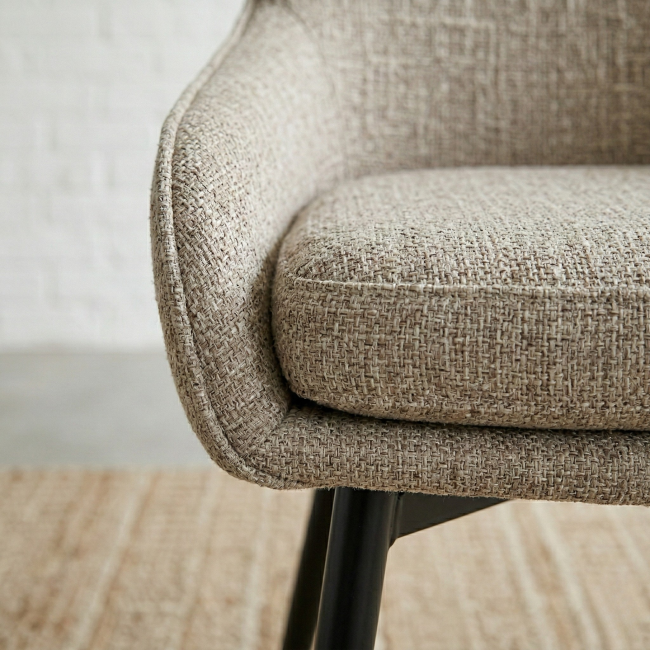 Krzesło tapicerowane RINO noga czarna