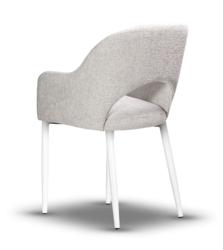 krzesło z podłokietnikiem ZOYA-2 noga biała