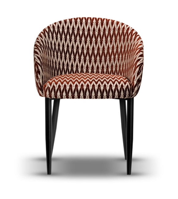 Krzesło Tapicerowane FLOW noga czarna