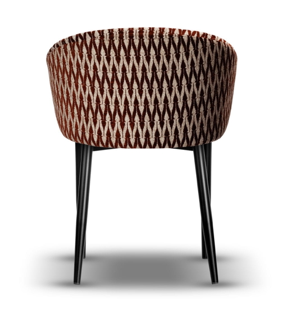 Krzesło Tapicerowane FLOW noga czarna