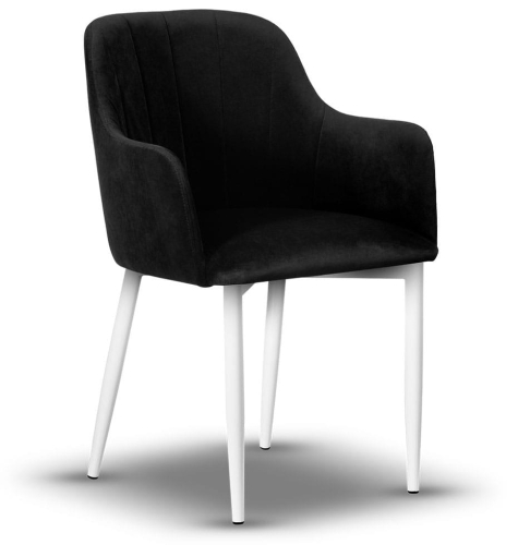 Krzesło Kubełkowe IVETT noga biała