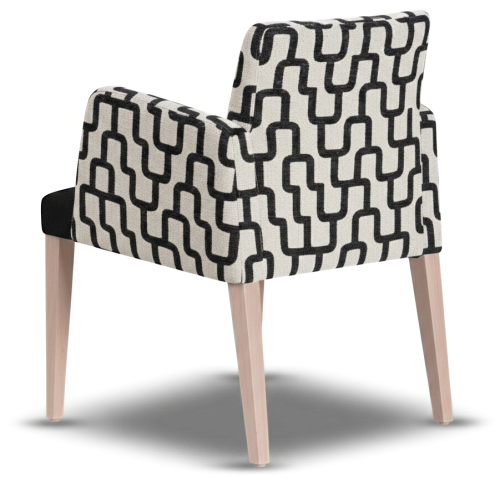 Fotel Tapicerowany MAGNUS noga drewniana