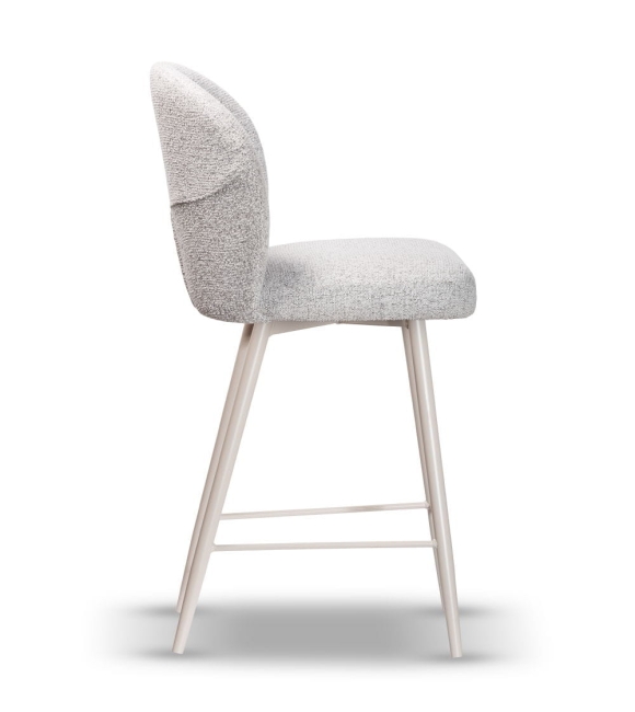 Hoker Tapicerowany RIO 65cm noga kaszmir