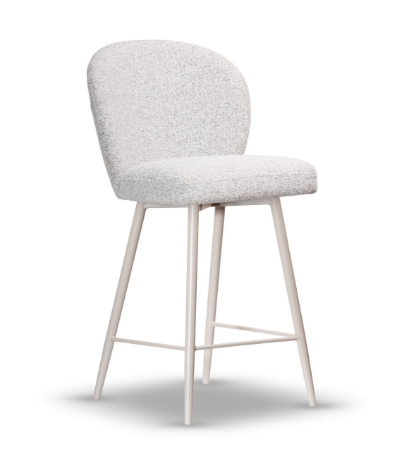 Hoker Tapicerowany RIO 65cm noga kaszmir