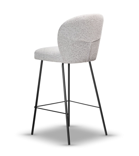 Hoker Tapicerowany RIO 75cm noga slim czarna