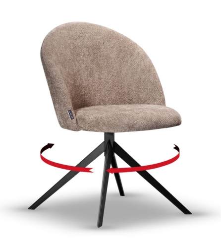 Krzesło Tapicerowane Obrotowe SOUL noga slim