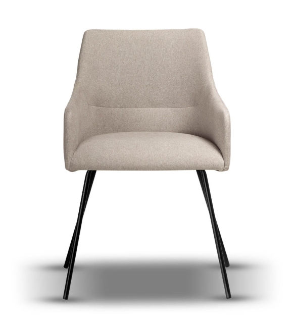 Krzesło Tapicerowane VIGO-2 z podłokietnikiem noga slim