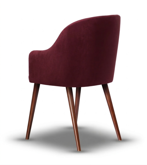 krzesło tapicerowane AMY-2 noga drewniana