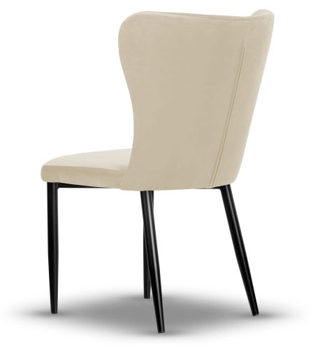Krzesło Tapicerowane CLEO noga czarna