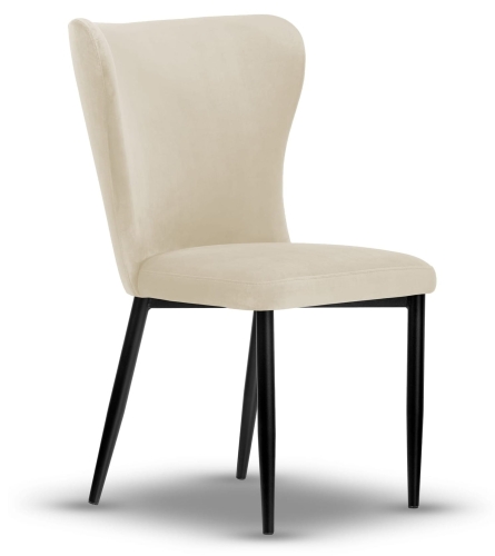 Krzesło Tapicerowane CLEO noga czarna
