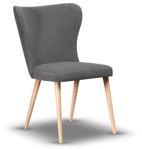 Krzesło Tapicerowane CLEO noga drewniana