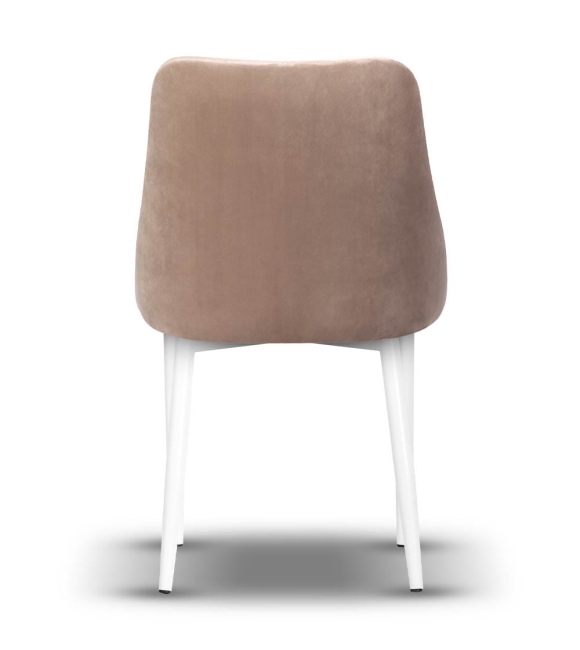 krzesło tapicerowane do salonu NATALIA noga biała