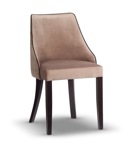 Krzesło Tapicerowane LARGO noga drewniana