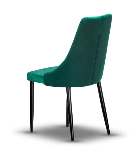 Krzesło Tapicerowane CAREN noga czarna