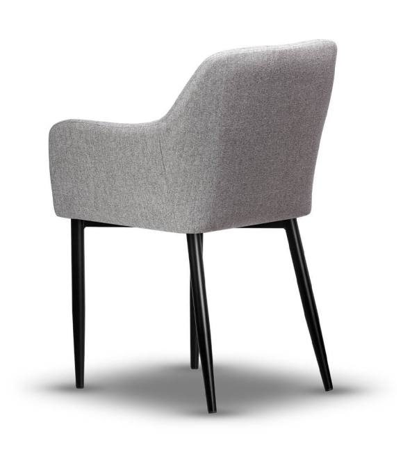 krzesło LAURA tapicerowane noga czarna