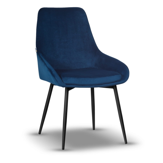 Krzesło tapicerowane RINO noga czarna