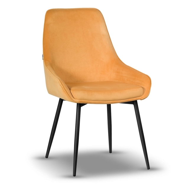 Krzesło tapicerowane RINO noga czarna