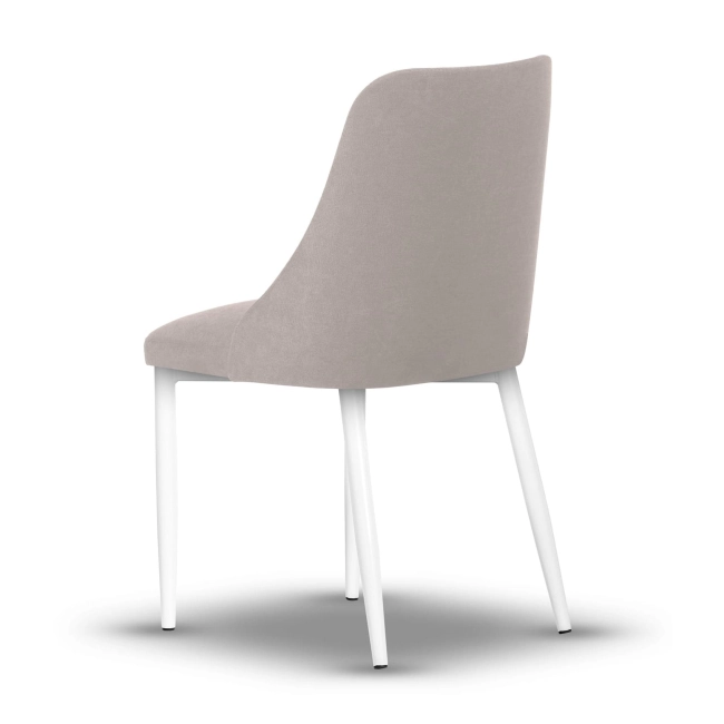 Krzesło Tapicerowane NATALIA noga biała