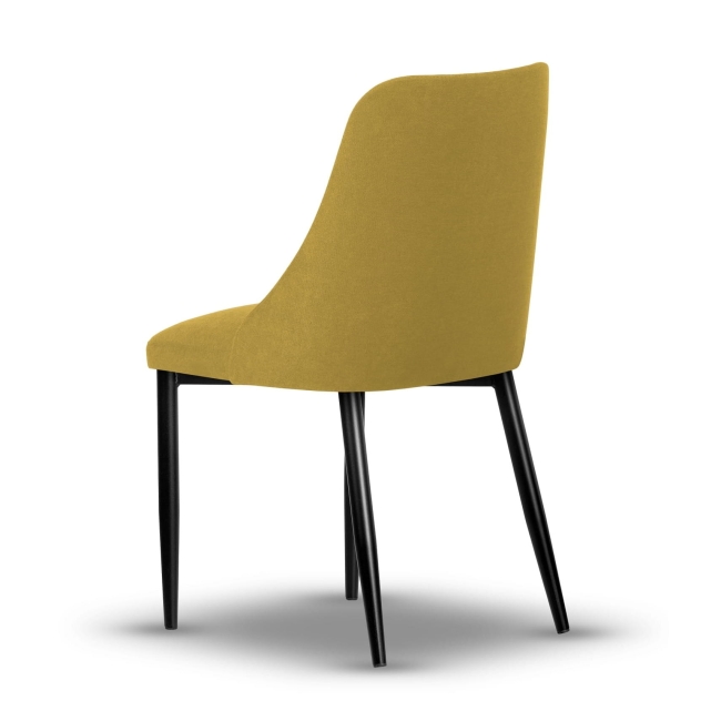 krzesło tapicerowane do salonu NATALIA noga czarna