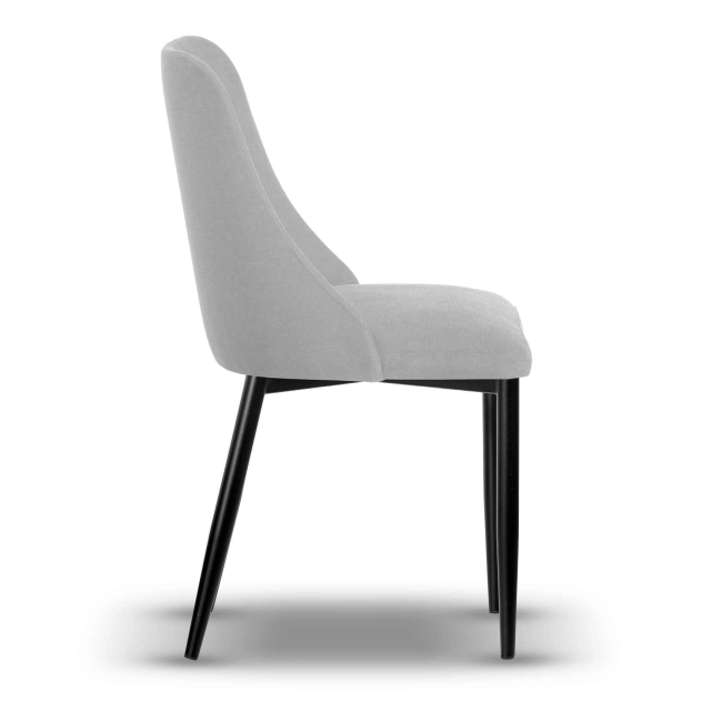 krzesło tapicerowane do salonu NATALIA noga czarna