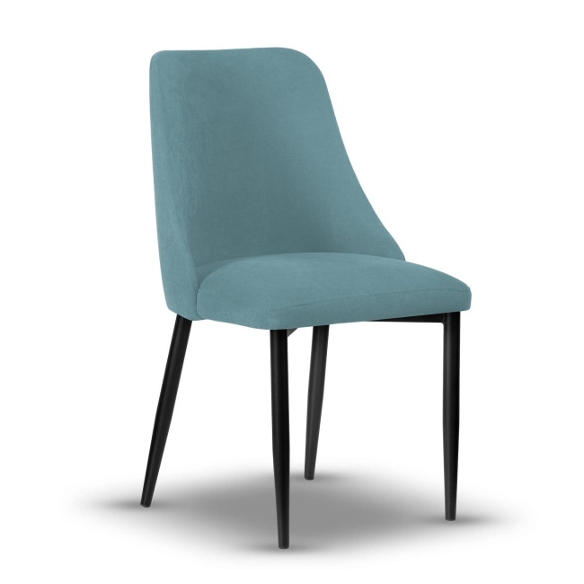krzesło tapicerowane do salonu NATALIA noga czarna