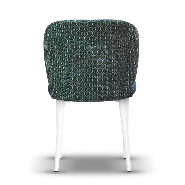 krzesło tapicerowane RIO noga biała