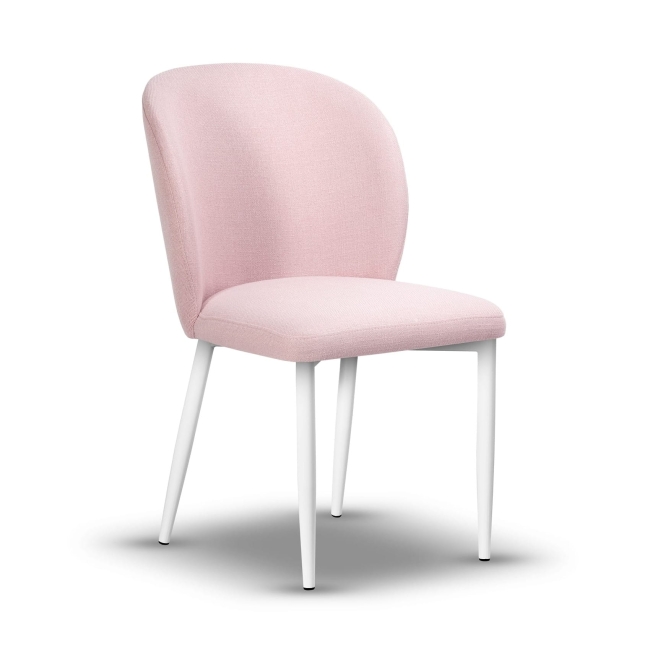 krzesło tapicerowane RIO noga biała