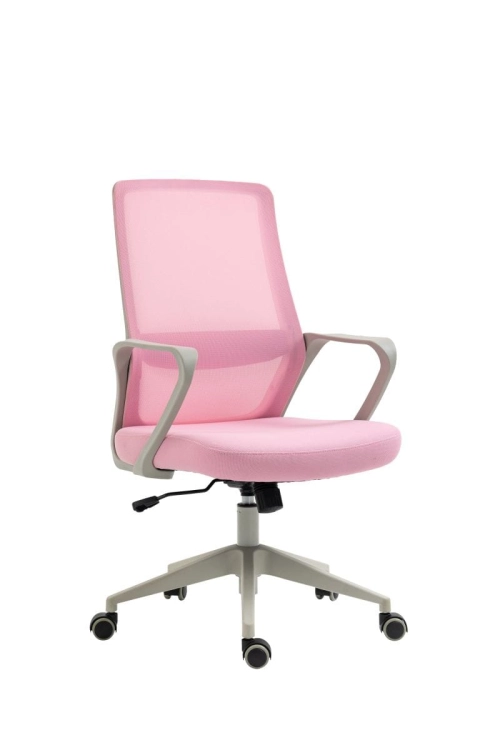 fotel obrotowy FK22-różowy