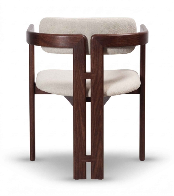 Krzesło Drewniane Tapicerowane LUGO-2 kolor orzech