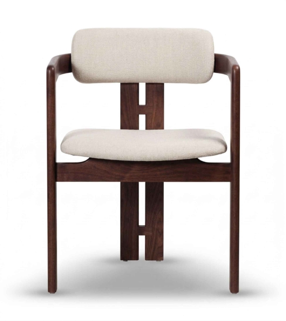 Krzesło Drewniane Tapicerowane LUGO-2 kolor orzech