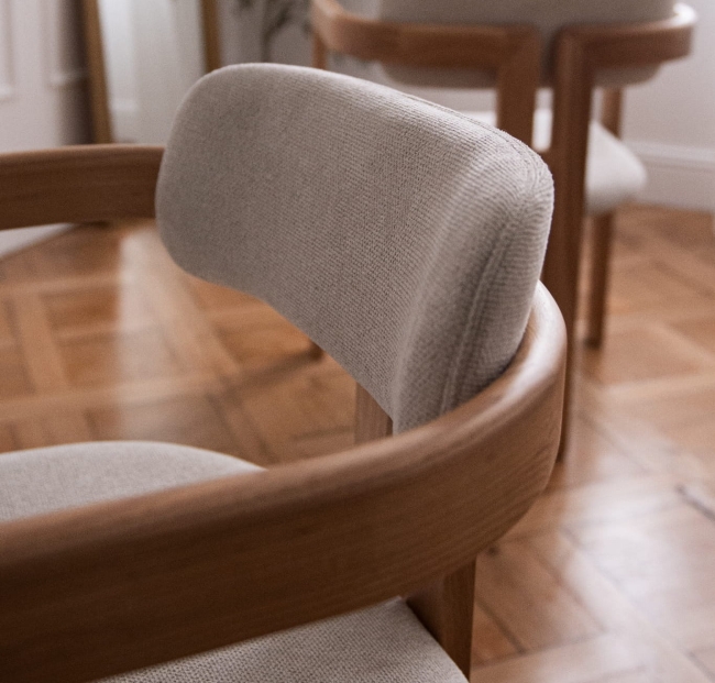 Krzesło Drewniane Tapicerowane LUGO-2