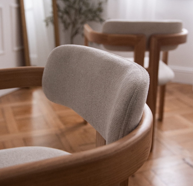 Krzesło Drewniane Tapicerowane LUGO-2 PLUS