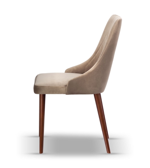 Krzesło Tapicerowane CAREN noga drewniana