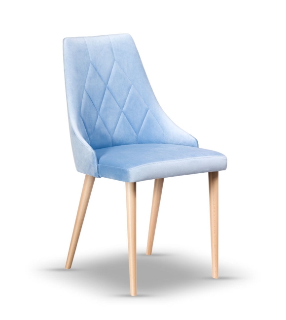 Krzesło Tapicerowane CAREN noga drewniana