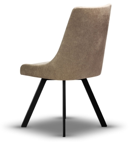 obrotowe krzesło do jadalni FAREL noga czarna