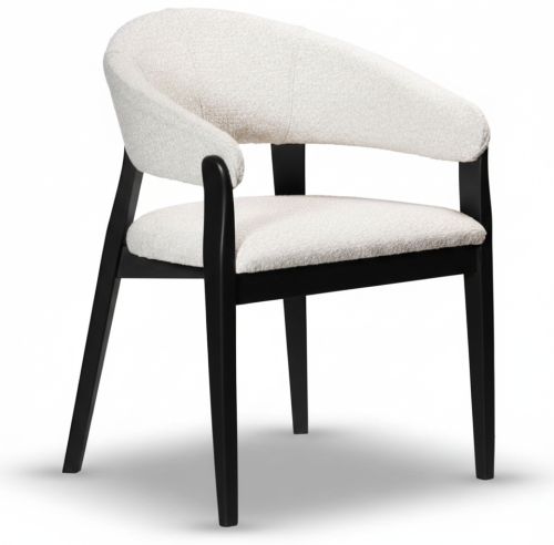 Krzesło Tapicerowane Hilton czarne