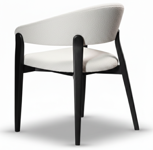 Krzesło Tapicerowane Hilton czarne