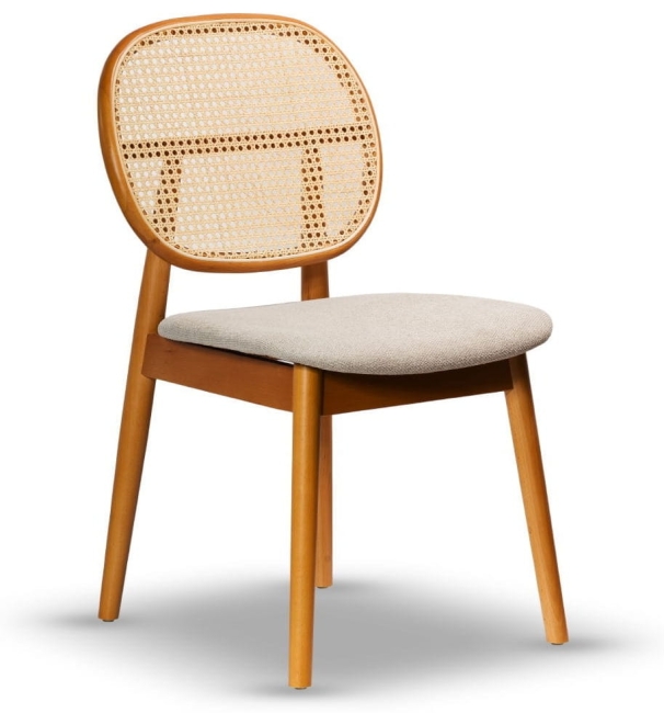 krzesło tapicerowane JACOB noga buk