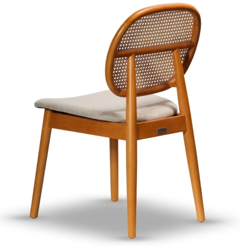 krzesło tapicerowane JACOB noga buk