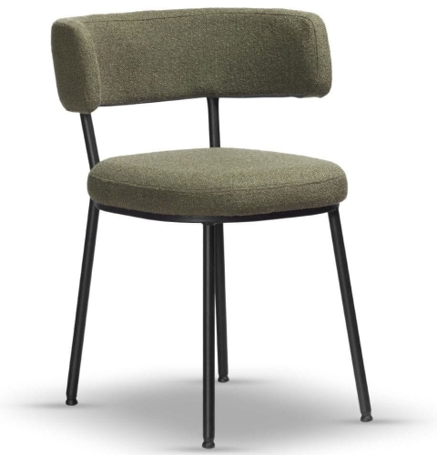 Krzesło Tapicerowane AVA noga czarna