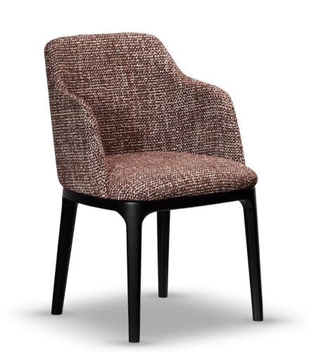 Krzesło Drewniane Tapicerowane ROCCO-2 z podłokietnikiem