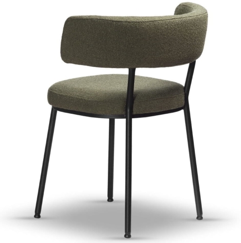 krzesło tapicerowane AVA noga czarna