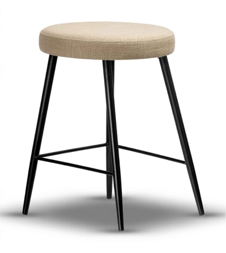 Półhoker Tapicerowany KADO 60cm noga czarna