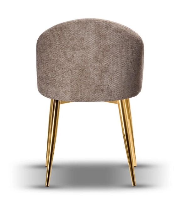 Krzesło Tapicerowane SOUL noga złota