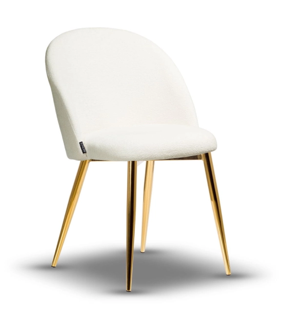 Krzesło Tapicerowane SOUL noga złota