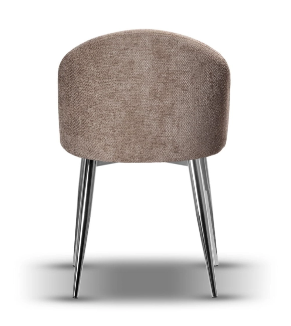Krzesło Tapicerowane SOUL noga chrom
