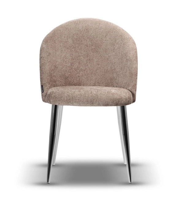 Krzesło Tapicerowane SOUL noga chrom