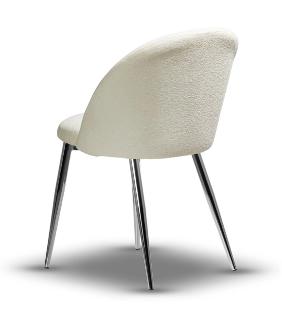 Krzesło Tapicerowane SOUL noga chrom