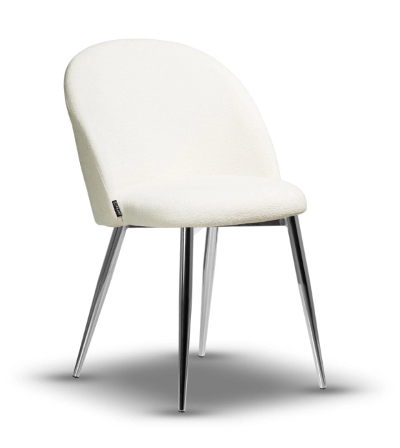Krzesło Tapicerowane SOUL noga chrom